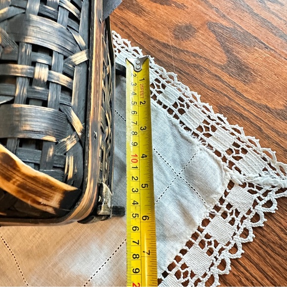 Woven wicker wooden Storage Chest box - read - Picture 2 of 10